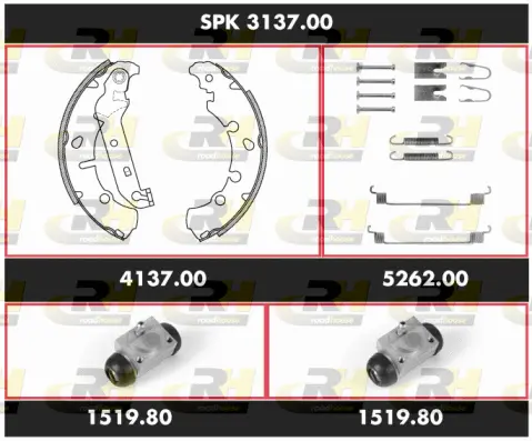 Brake Kit, drum brake (SPK 3137.00)