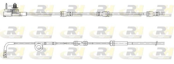 Warning Contact, brake pad wear (001193)