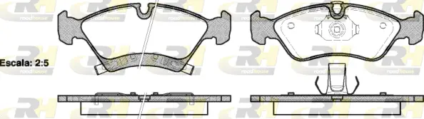 Brake Pad Set, disc brake (21214.02)