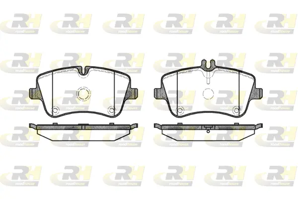 Brake Pad Set, disc brake (2768.00)