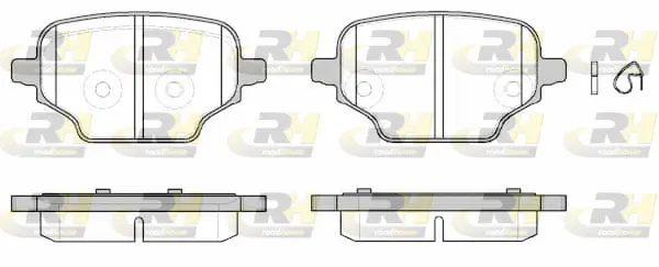 Brake Pad Set, disc brake (21837.00)