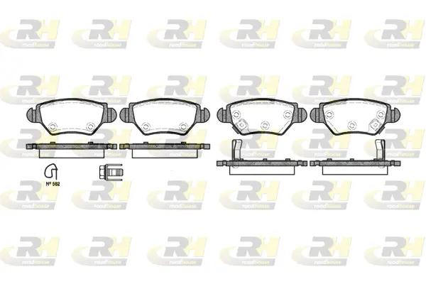 Brake Pad Set, disc brake (2685.22)