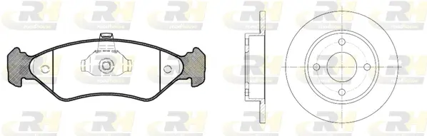 Brake Kit, disc brake (8285.02)