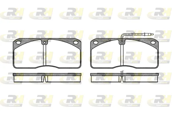 Brake Pad Set, disc brake (2278.40)