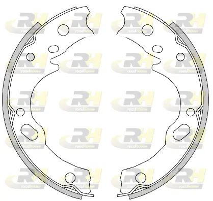 Brake Shoe, parking brake (4277.00)