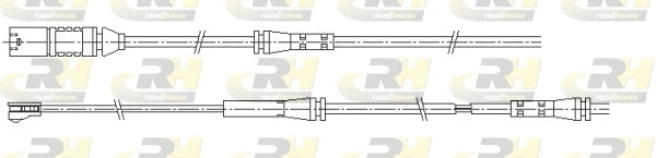 Warning Contact, brake pad wear (001202)