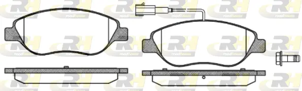 Brake Pad Set, disc brake (2860.02)