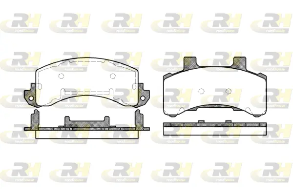 Brake Pad Set, disc brake (2516.00)