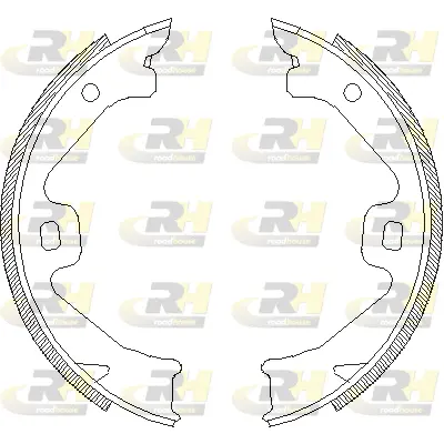 Brake Shoe, parking brake (4704.00)