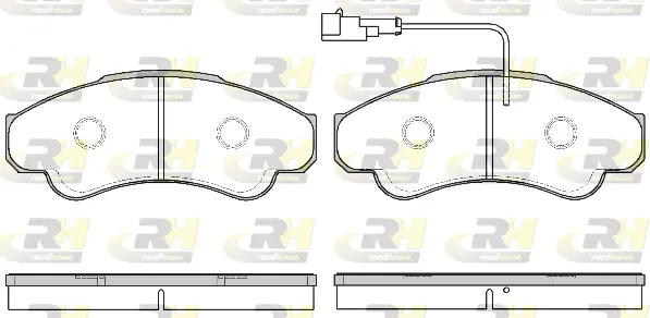 Brake Pad Set, disc brake (2959.11)