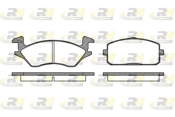 Brake Pad Set, disc brake (2105.10)