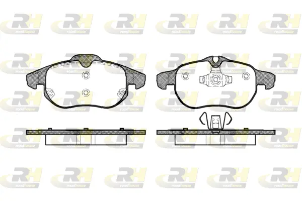 Brake Pad Set, disc brake (2888.00)