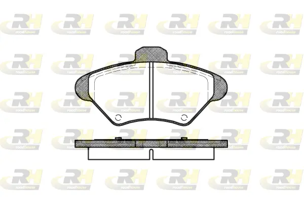 Brake Pad Set, disc brake (2452.00)