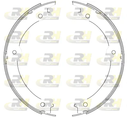 Brake Shoe, parking brake (4620.00)
