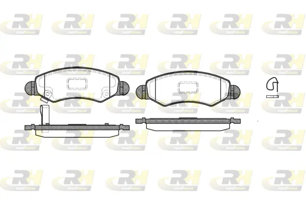 Brake Pad Set, disc brake (2702.21)