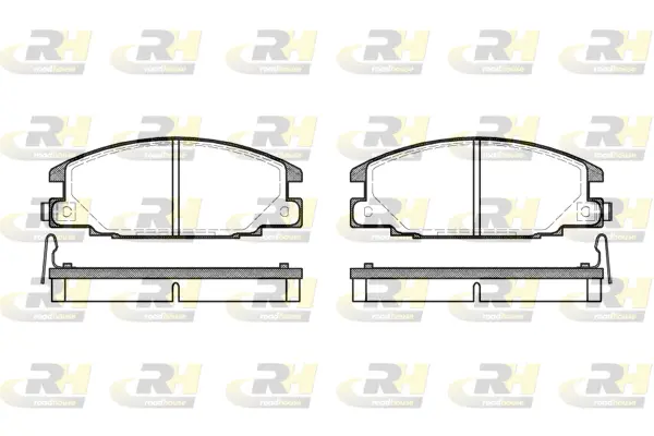Brake Pad Set, disc brake (2238.04)