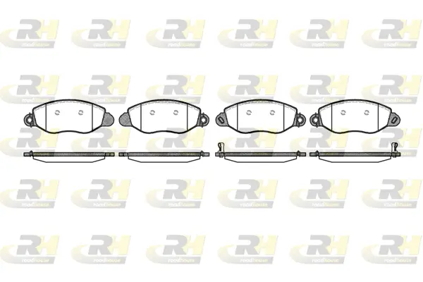 Brake Pad Set, disc brake (2772.12)