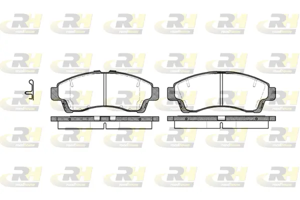 Brake Pad Set, disc brake (2639.02)