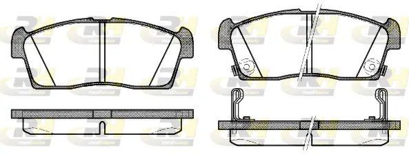 Brake Pad Set, disc brake (21199.02)