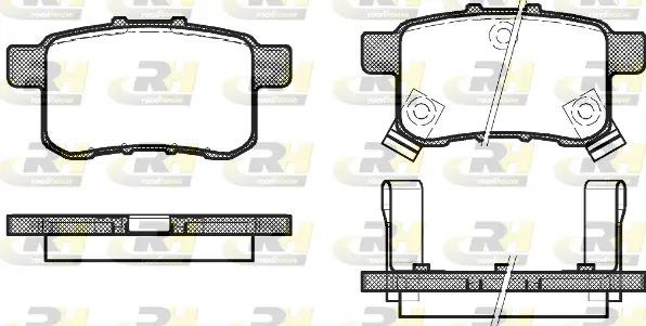 Brake Pad Set, disc brake (21332.02)