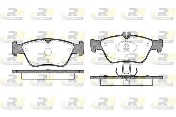 Brake Pad Set, disc brake (2586.00)
