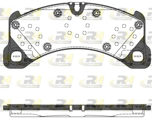 Brake Pad Set, disc brake (21345.50)