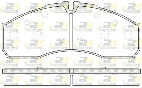Brake Pad Set, disc brake (2651.30)