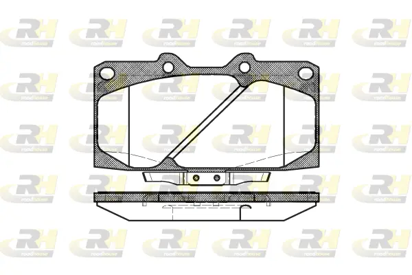 Brake Pad Set, disc brake (2599.04)