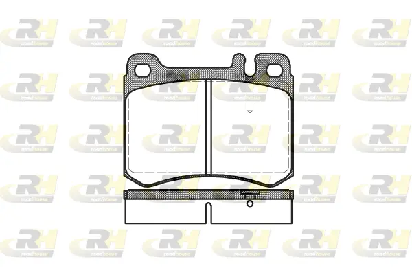 Brake Pad Set, disc brake (2260.00)