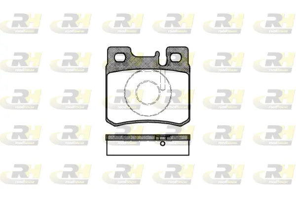 Brake Pad Set, disc brake (2282.20)