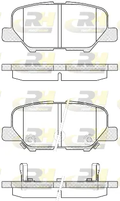 Brake Pad Set, disc brake (21536.02)