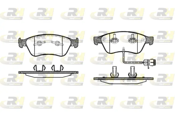 Brake Pad Set, disc brake (21056.12)