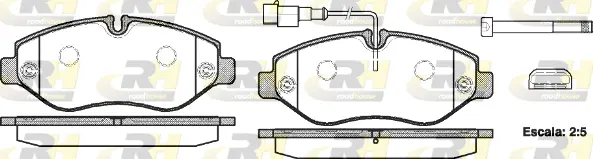 Brake Pad Set, disc brake (21245.02)