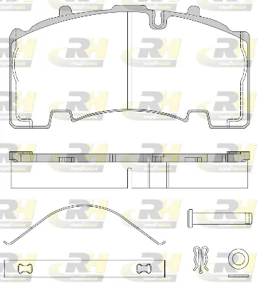 Brake Pad Set, disc brake (JSX 21555.80)