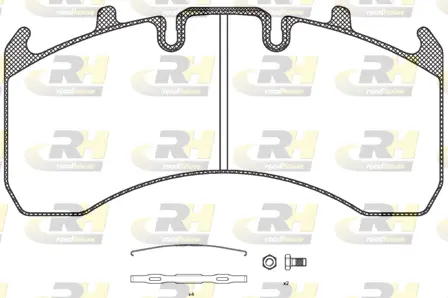 Brake Pad Set, disc brake (JSX 21156.00)