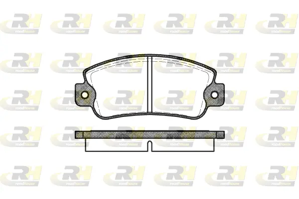 Brake Pad Set, disc brake (2025.20)