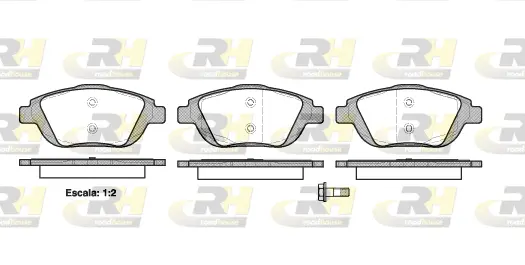 Brake Pad Set, disc brake (21392.00)