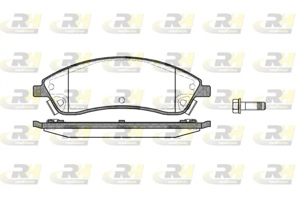 Brake Pad Set, disc brake (21086.08)