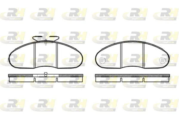 Brake Pad Set, disc brake (2048.10)