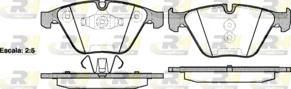 Brake Pad Set, disc brake (2857.10)