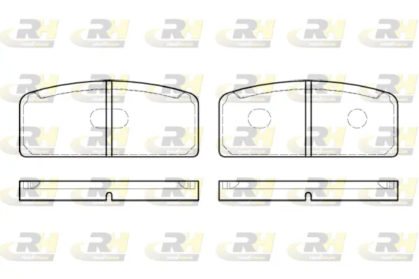 Brake Pad Set, disc brake (2020.10)