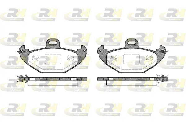 Brake Pad Set, disc brake (2686.00)