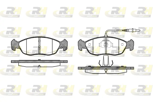 Brake Pad Set, disc brake (2461.02)