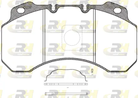 Brake Pad Set, disc brake (JSX 2680.30)