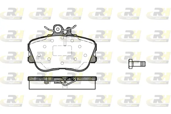 Brake Pad Set, disc brake (2445.00)