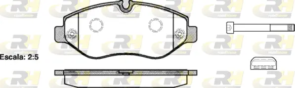Brake Pad Set, disc brake (21245.00)