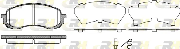Brake Pad Set, disc brake (21081.11)