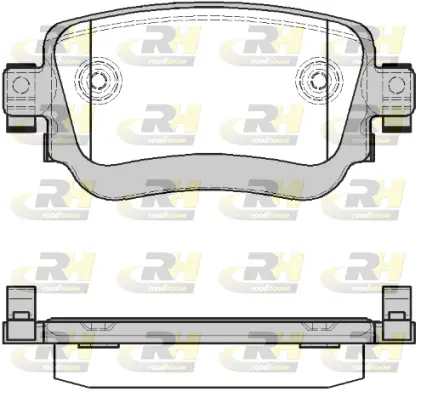 Brake Pad Set, disc brake (21549.28)