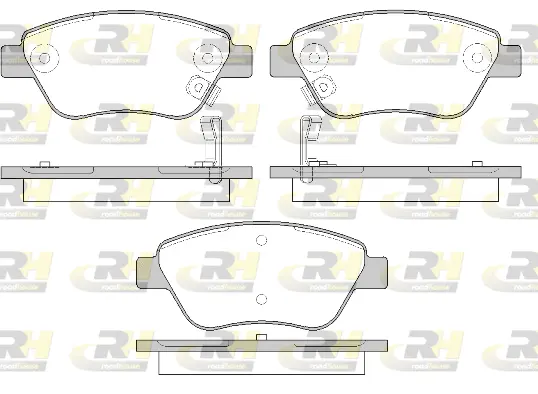 Brake Pad Set, disc brake (2858.41)