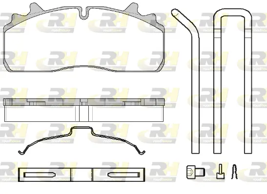Brake Pad Set, disc brake (JSX 21726.80)